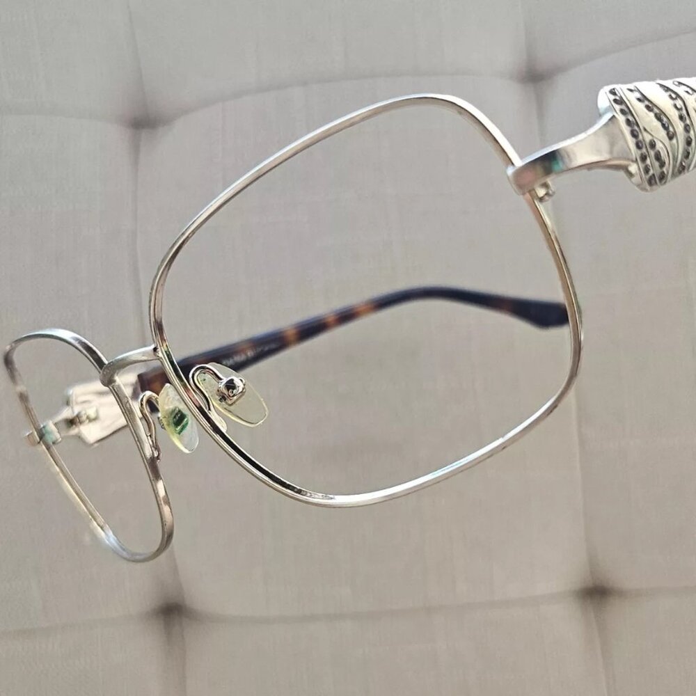 Dana Buchman Women Eyeglasses Frame MIRAMAR Glasses Gold Tone Brown Tortoise - Picture 3 of 11